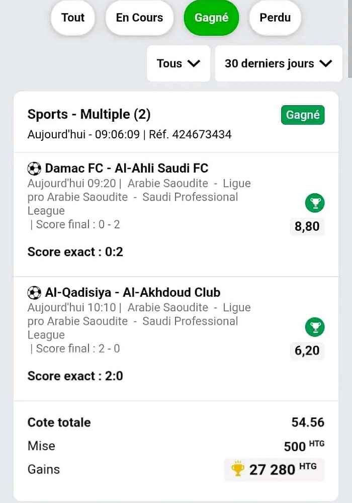 Fich VIPBETCOTE ki genyen nº16 — pronostik paryaj ak skò egzat sou ParyajPam, ParyajLakay ak 1xBet