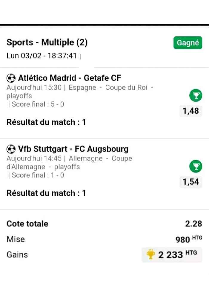 Fich VIPBETCOTE ki genyen nº6 — pronostik paryaj ak skò egzat sou ParyajPam, ParyajLakay ak 1xBet